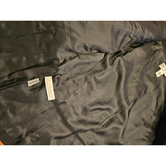 Ann‎ Taylor military jacket size 8 button close black - Picture 11 of 11